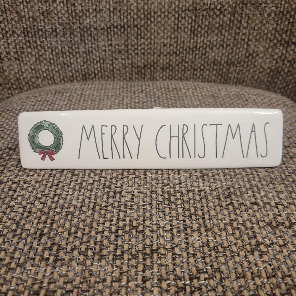 Rae Dunn "Merry Christmas" Sign
